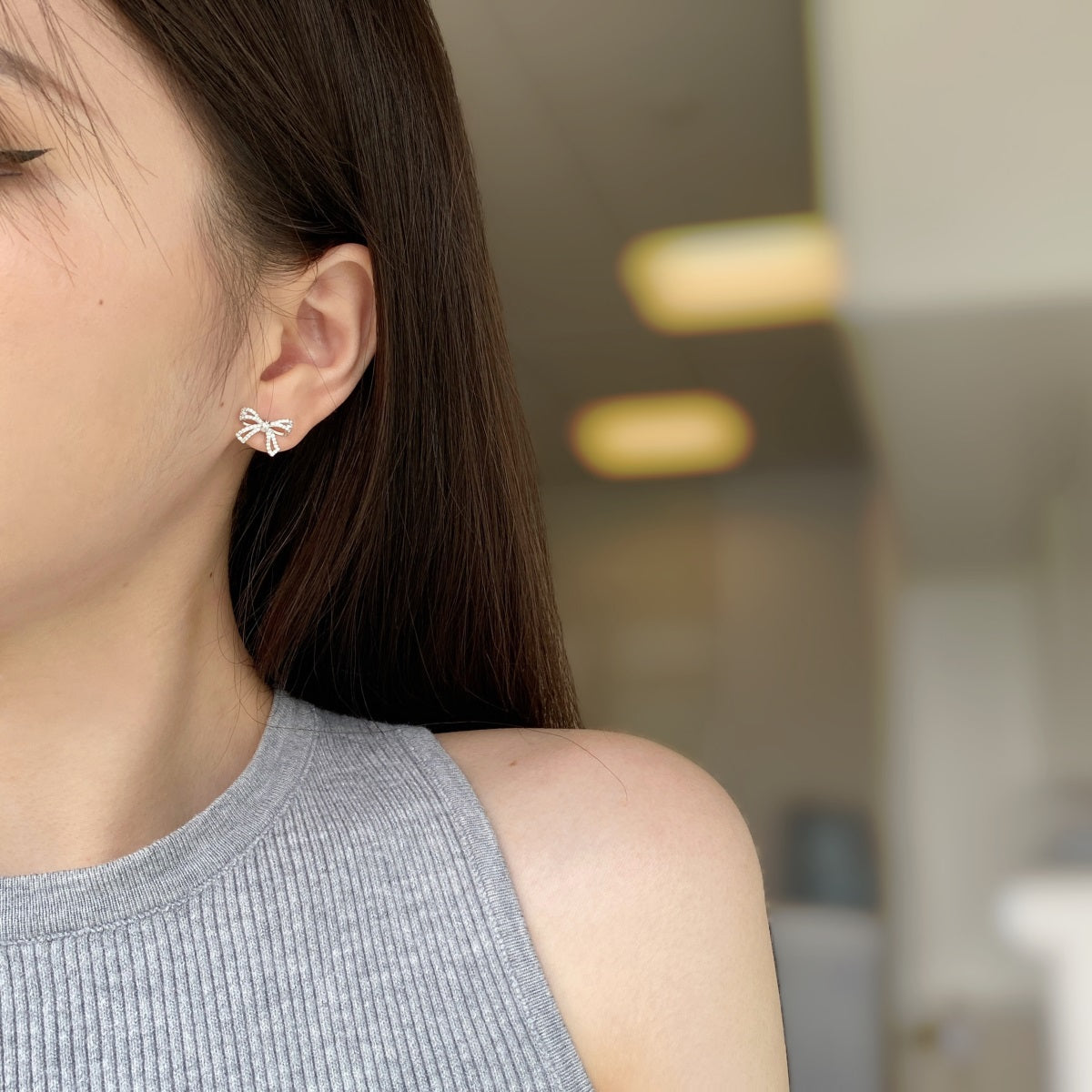 Opulence Ribbon Studs