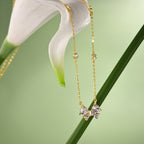 Sparkly Bow Necklace