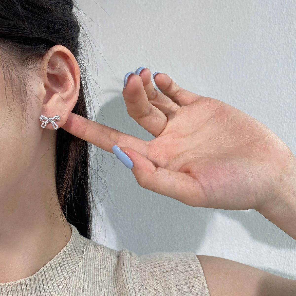 Opulence Ribbon Studs