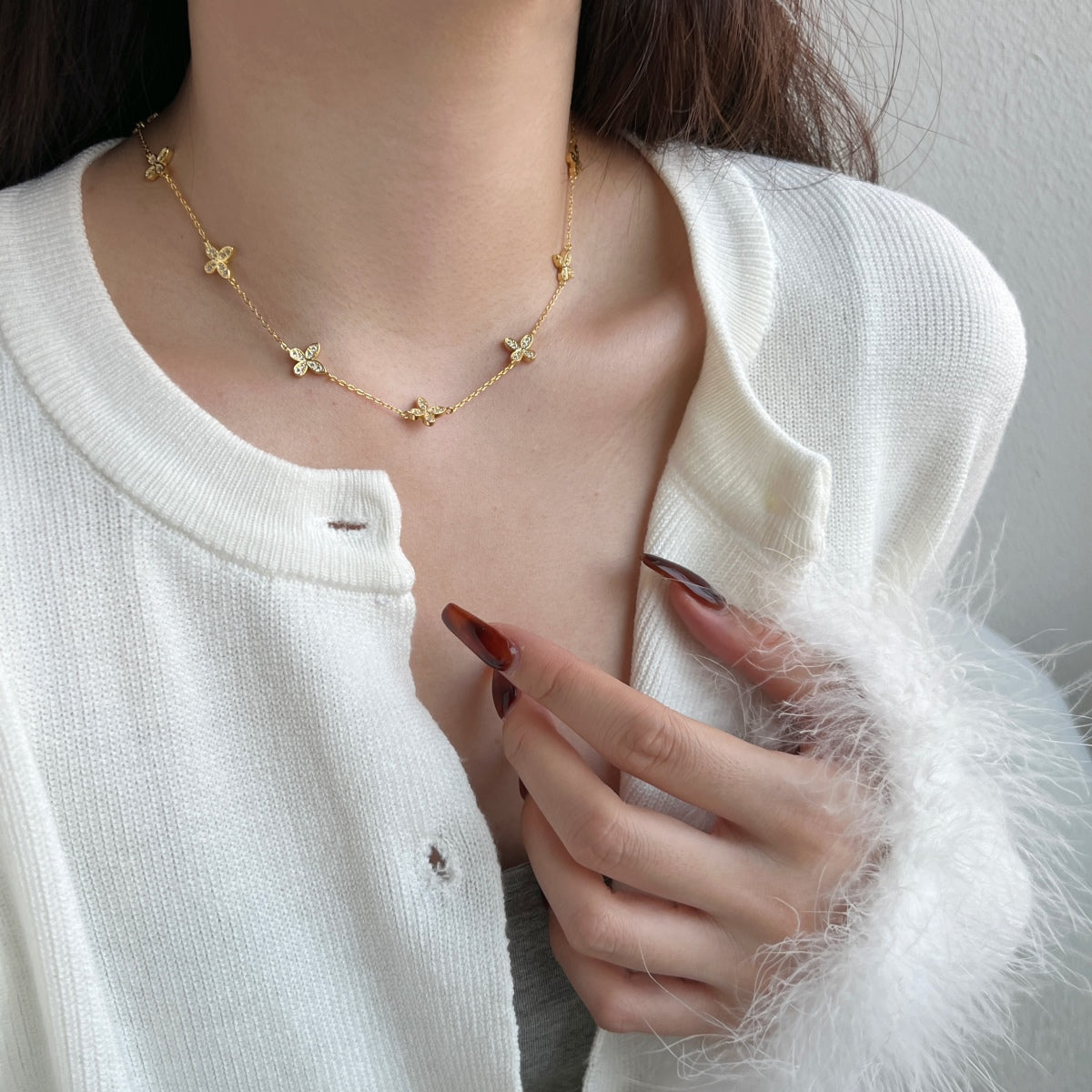 Butterfly Station Necklace