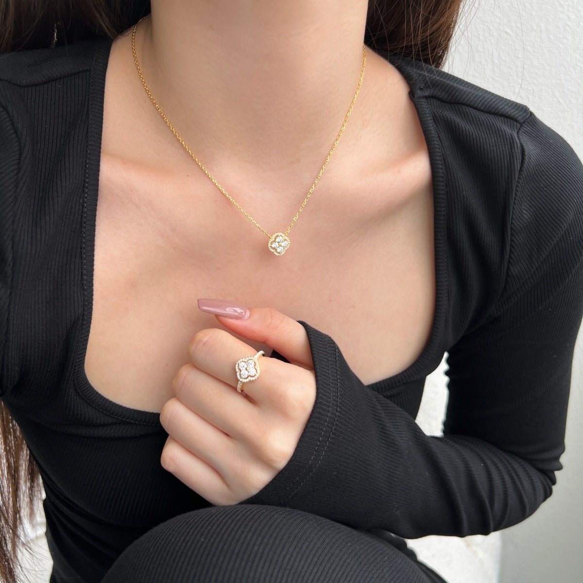 Sparkling Blossom Necklace