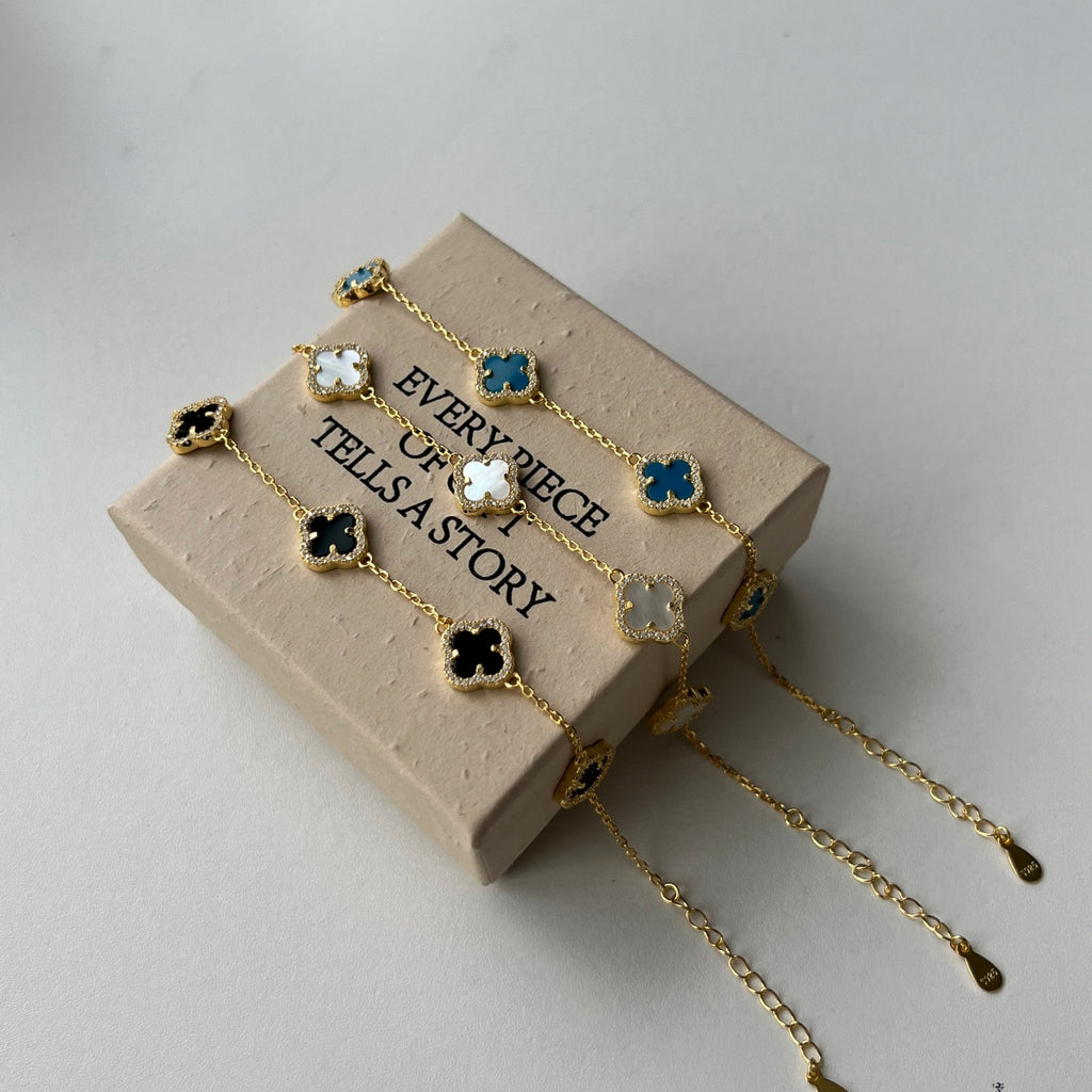 Midnight Petal Bracelet