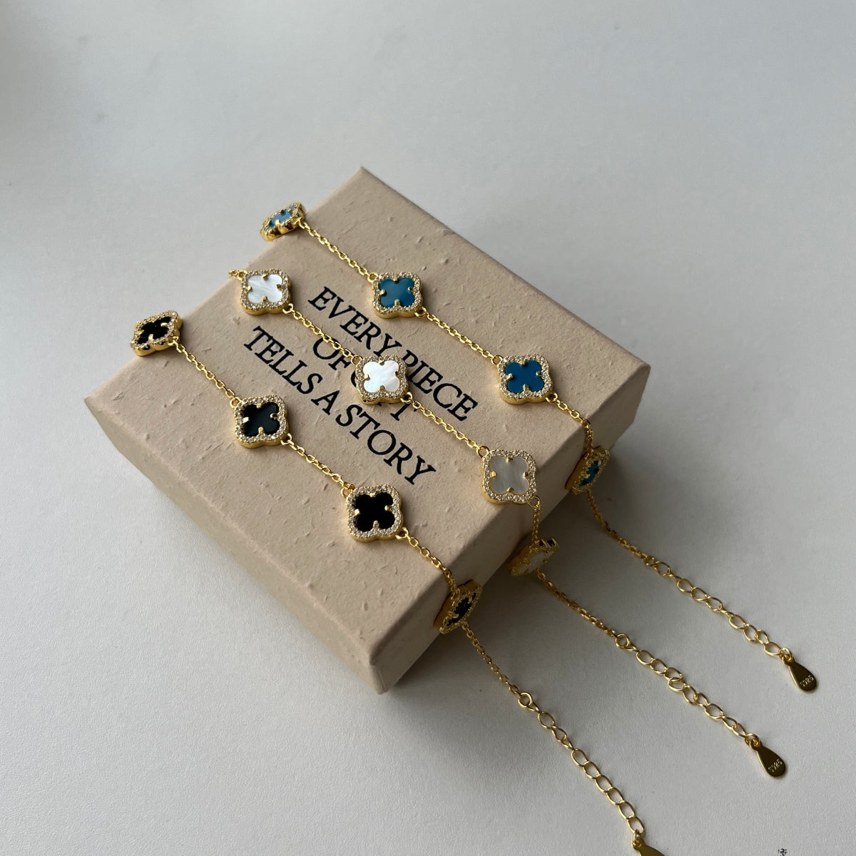 Midnight Petal Bracelet