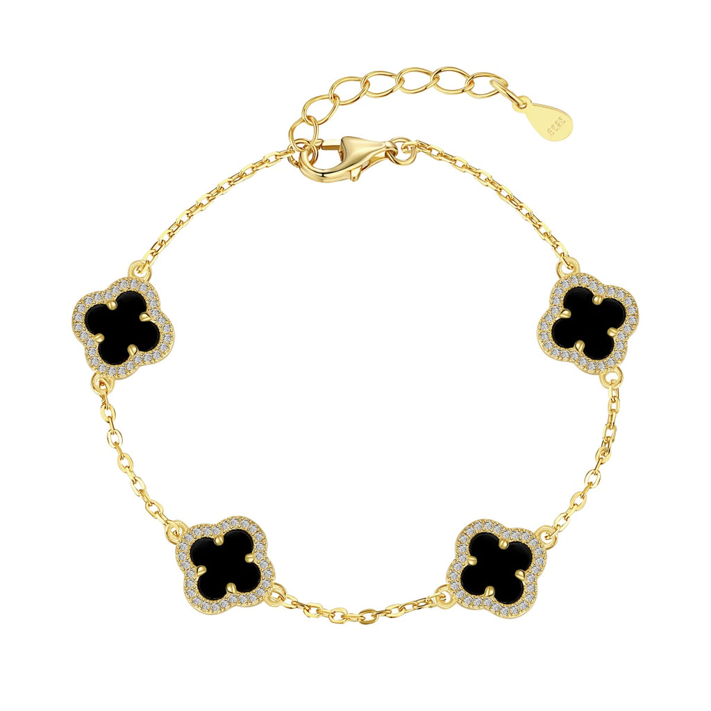 Midnight Petal Bracelet