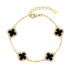 Midnight Petal Bracelet