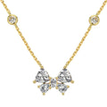Sparkly Bow Necklace