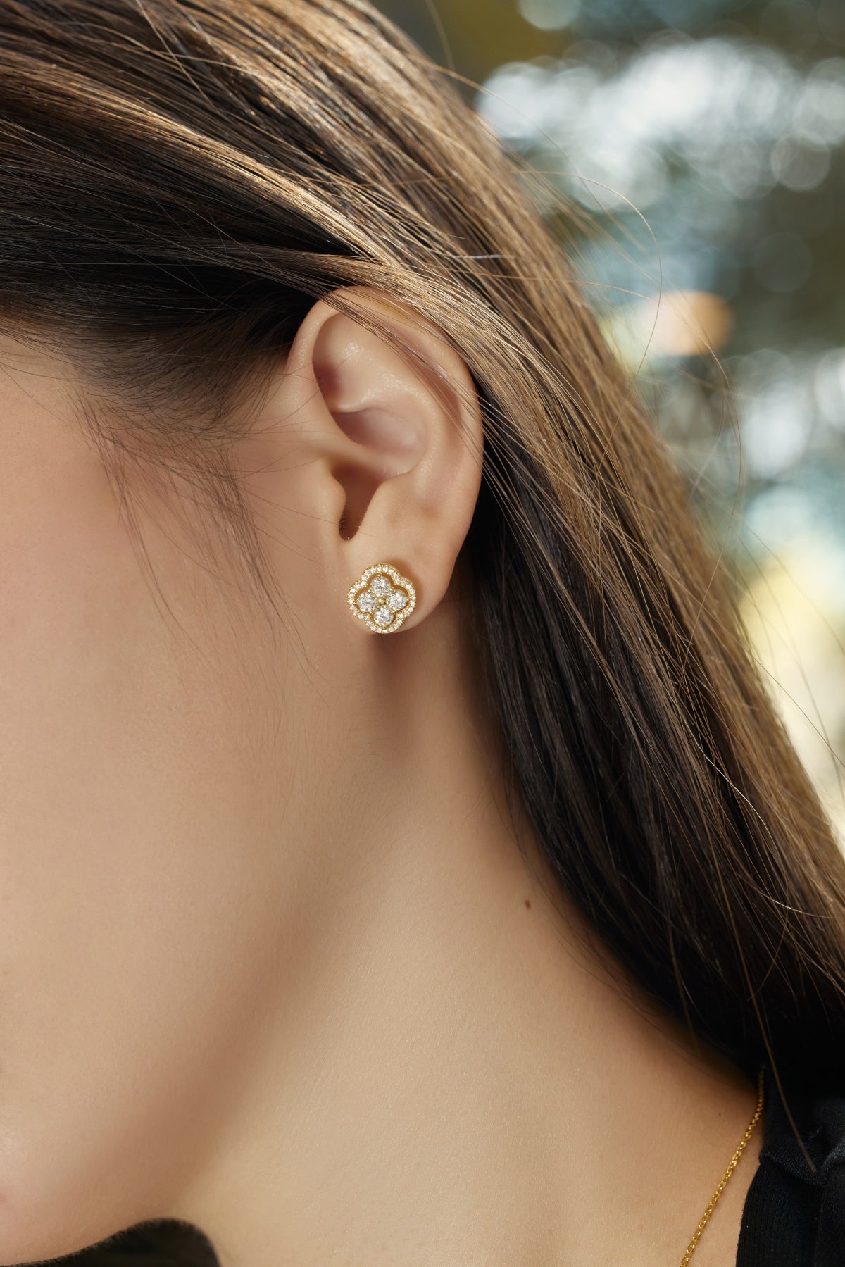 Sparkling Blossoms Studs