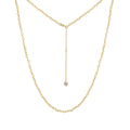 Embossed Heart Chain Necklace