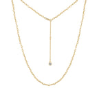 Embossed Heart Chain Necklace