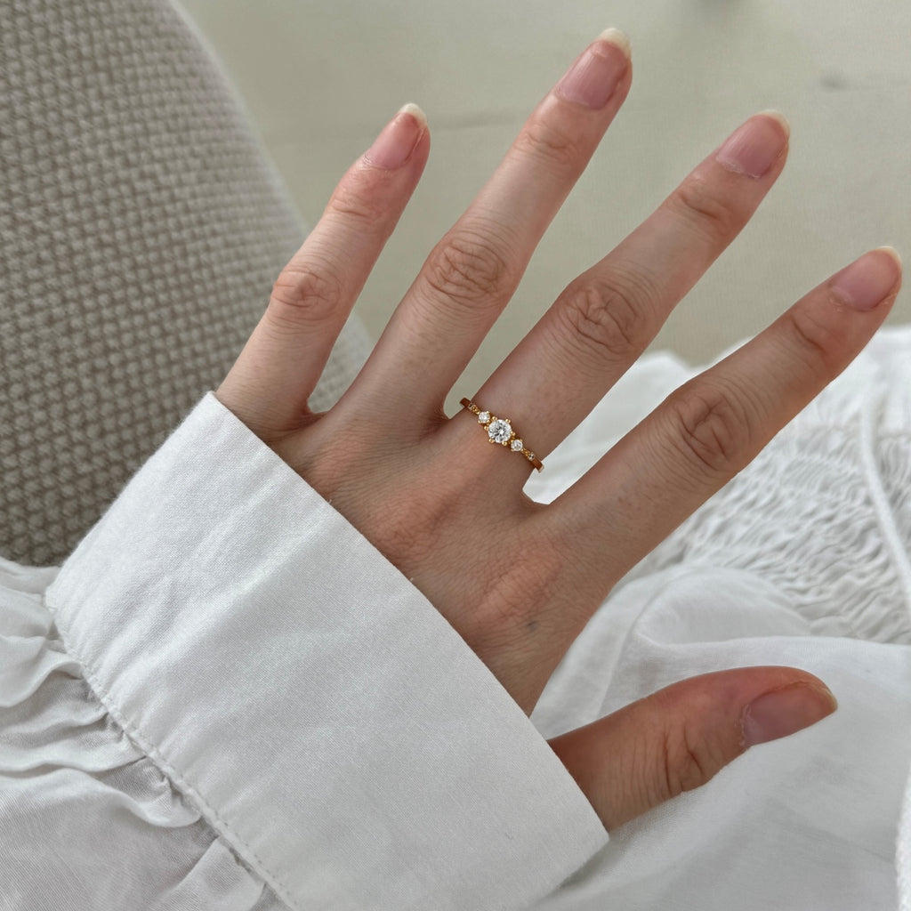Ariya Spark Ring (Adjustable)