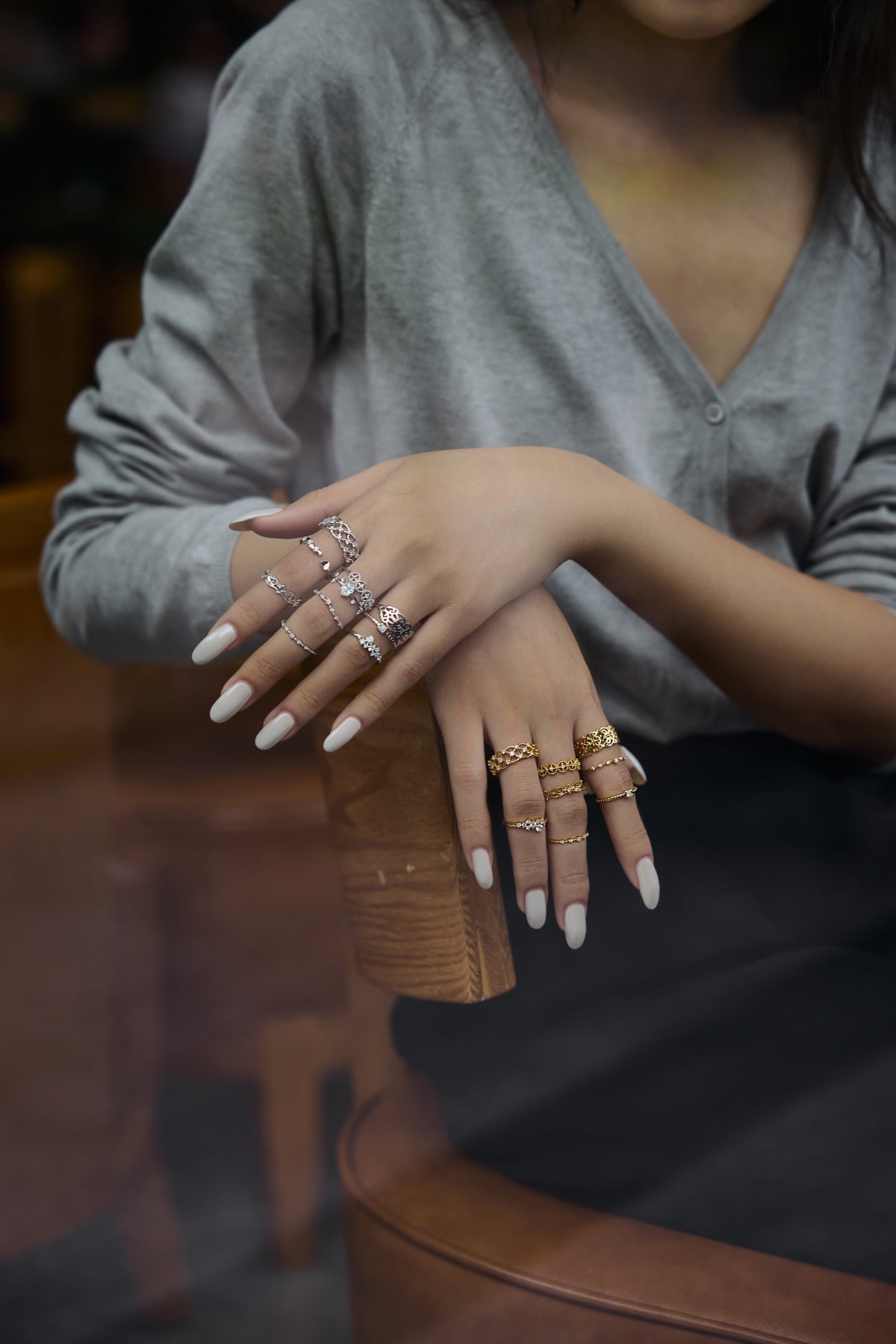 Lace Eternity Ring