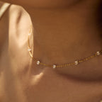 Alura Zircon Station Necklace