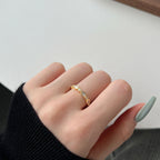 Golden Cascade Ring