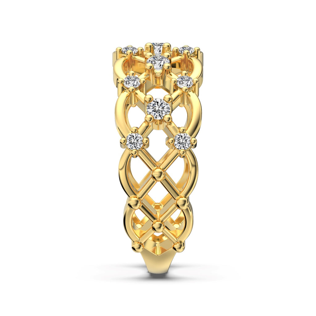 Lace Eternity Ring