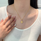 Aurelia Diamond Bloom Necklace