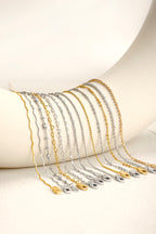 Embossed Heart Chain Necklace