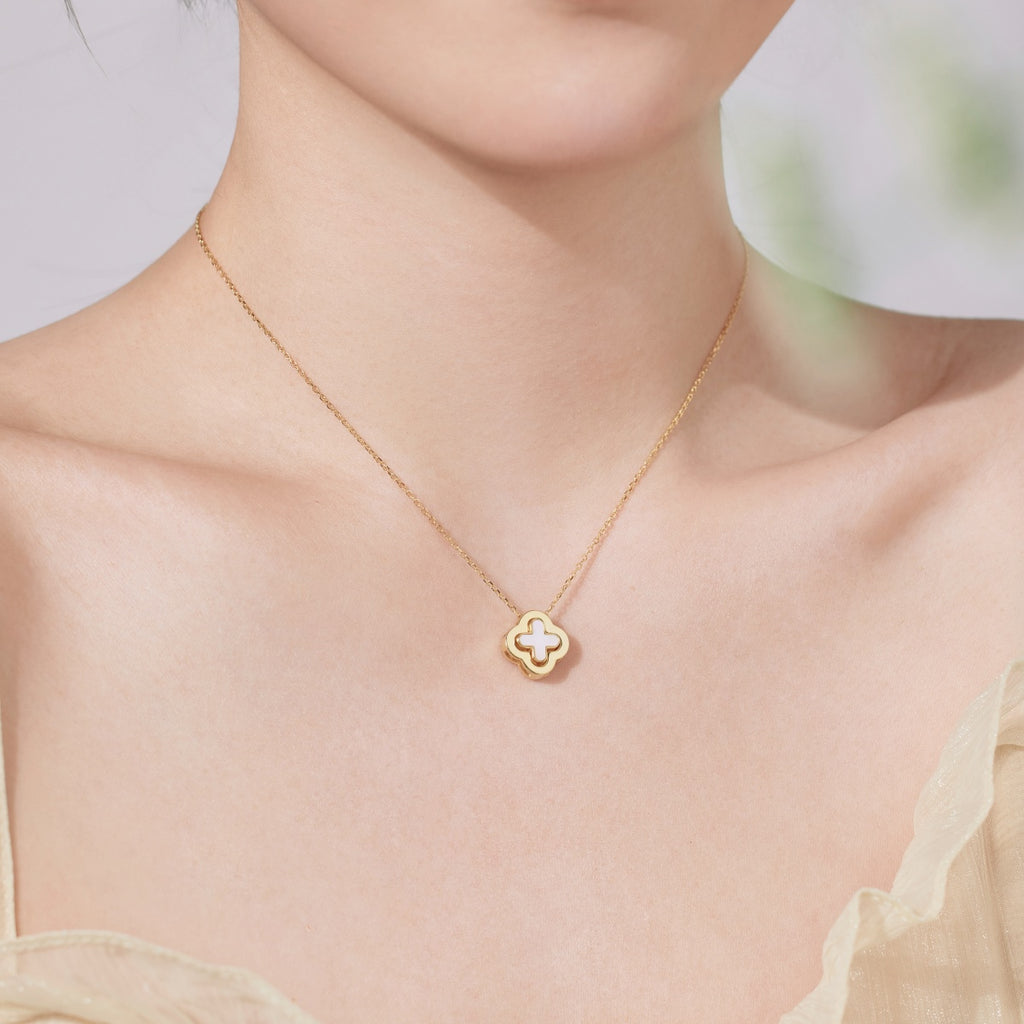 Royal Clover Reversible Necklace