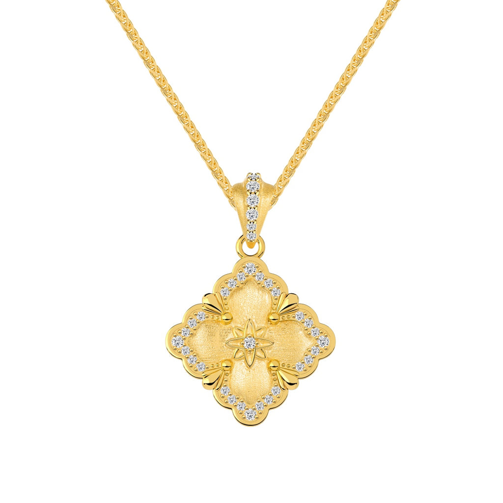 Aurelia Diamond Bloom Necklace
