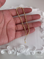 Diamond Cut Bead Bracelet (Small)