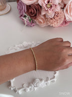 Diamond Cut Bead Bracelet (Small)