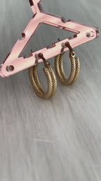 Double Matte Hoops