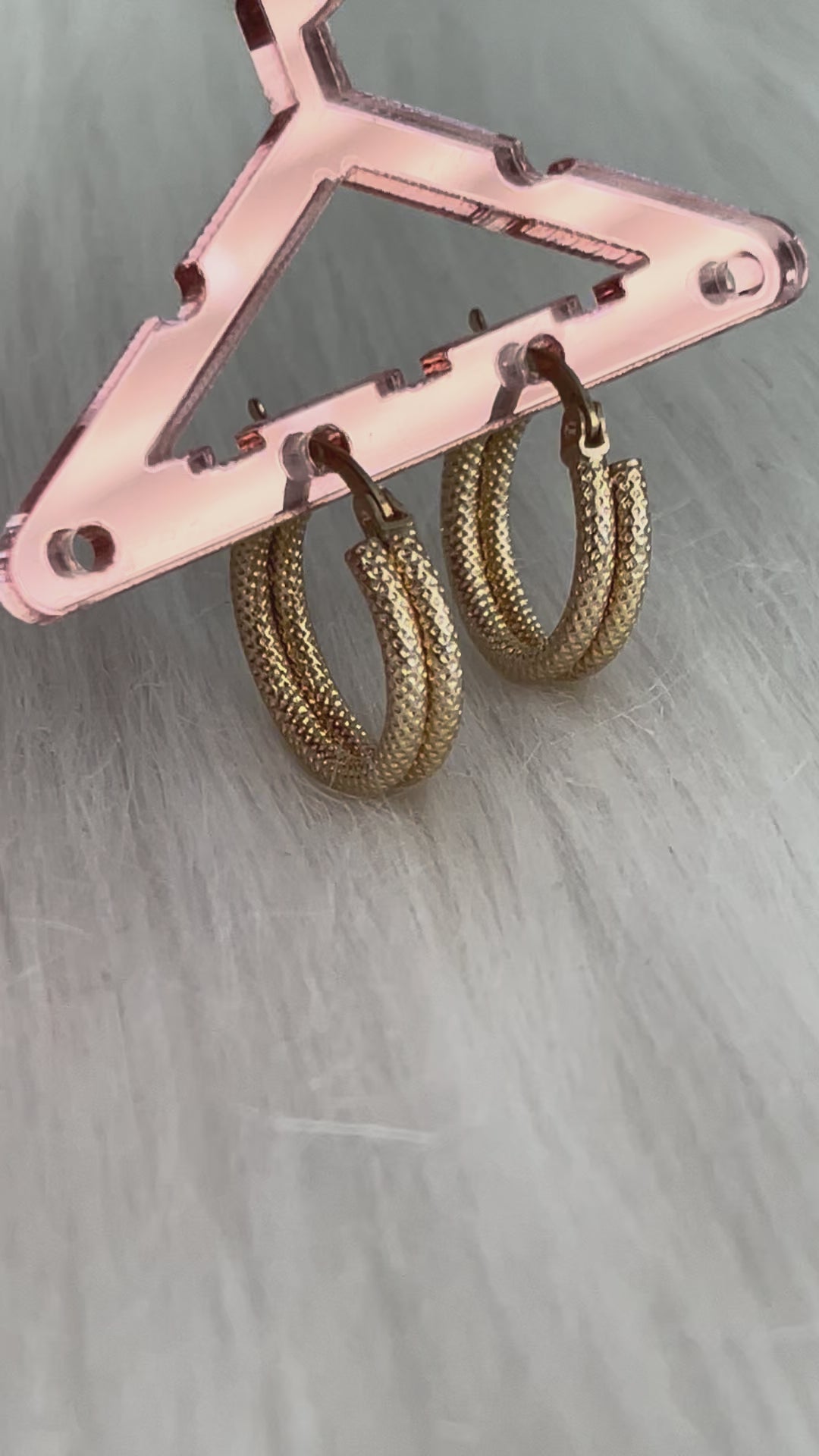 Double Matte Hoops