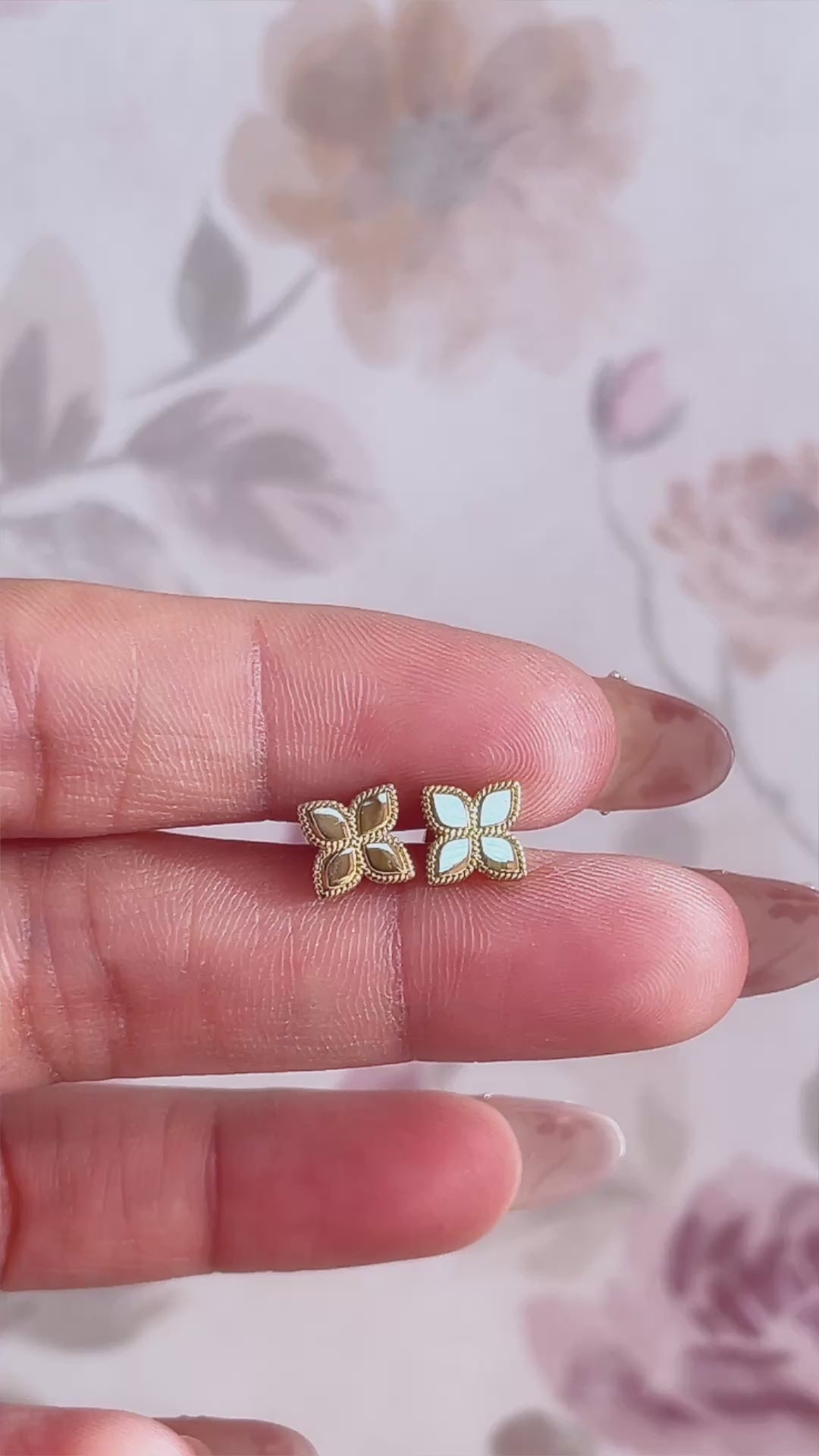 Cat Clover Earrings