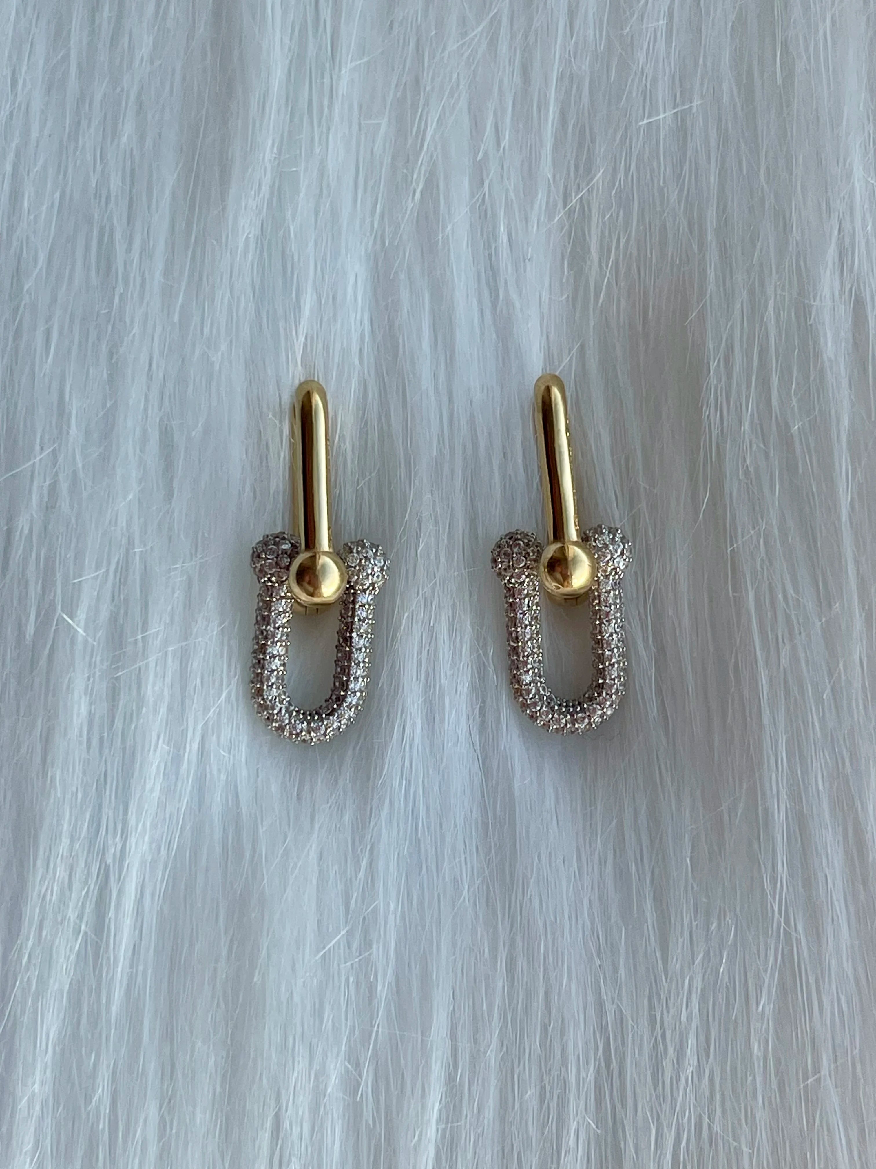 Chunky Double Chain Dangling